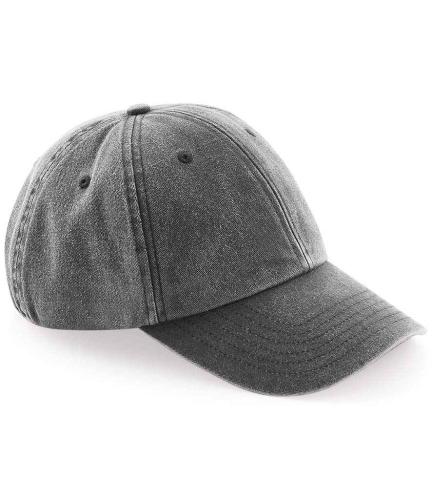 Beechfield Vintage Cap - Vintage Black - ONE
